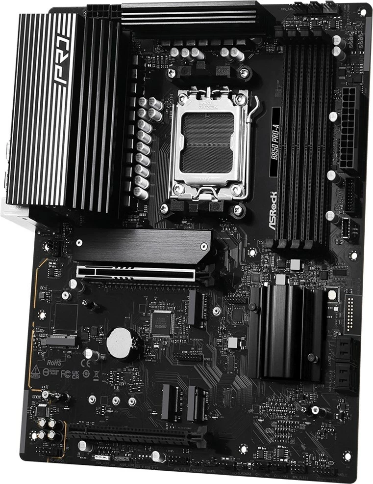 Pllakë amë Asrock B850 Pro-A, Socket AM5, ATX, 256 GB, E zezë
