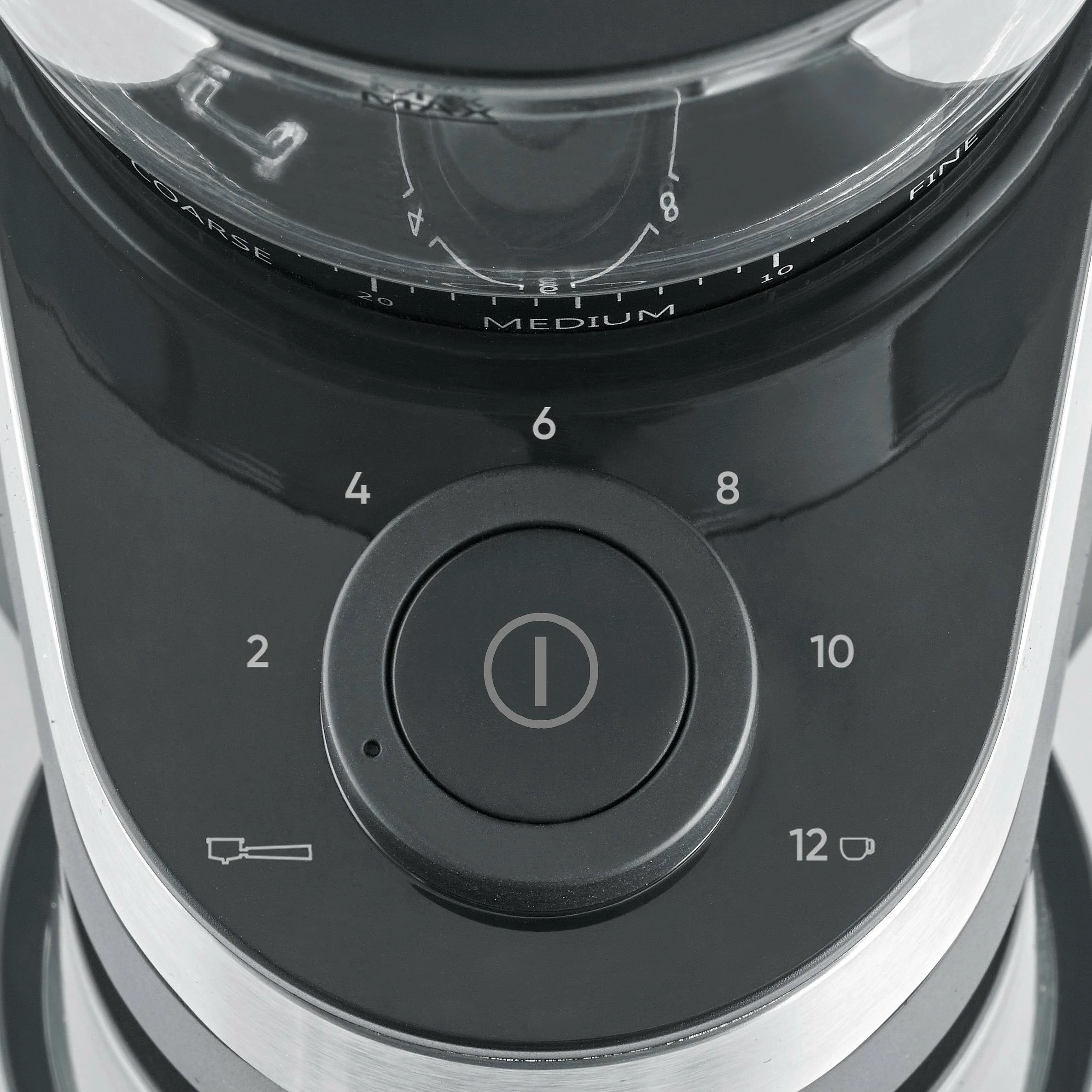 Mulli kafeje Severin KM 3880, 140W, rregullim bluarje, inox/zi