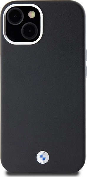 Mbështjellës BMW Signature Wrapped Metal MagSafe për iPhone 15 Plus / 14 Plus, i zi