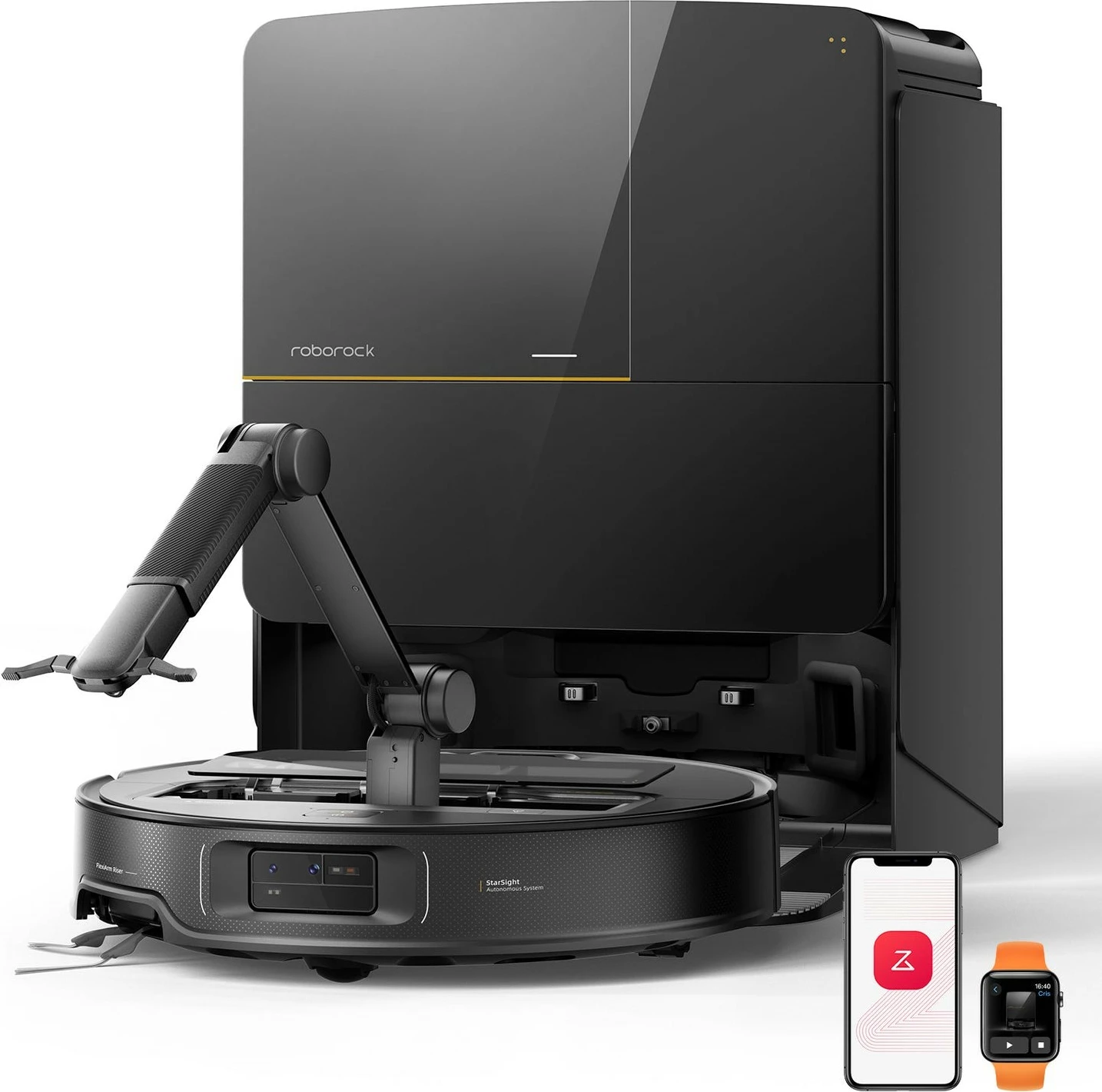 Robot fshesë Roborock Saros Z70, 6400mAh, 22000Pa, e zezë