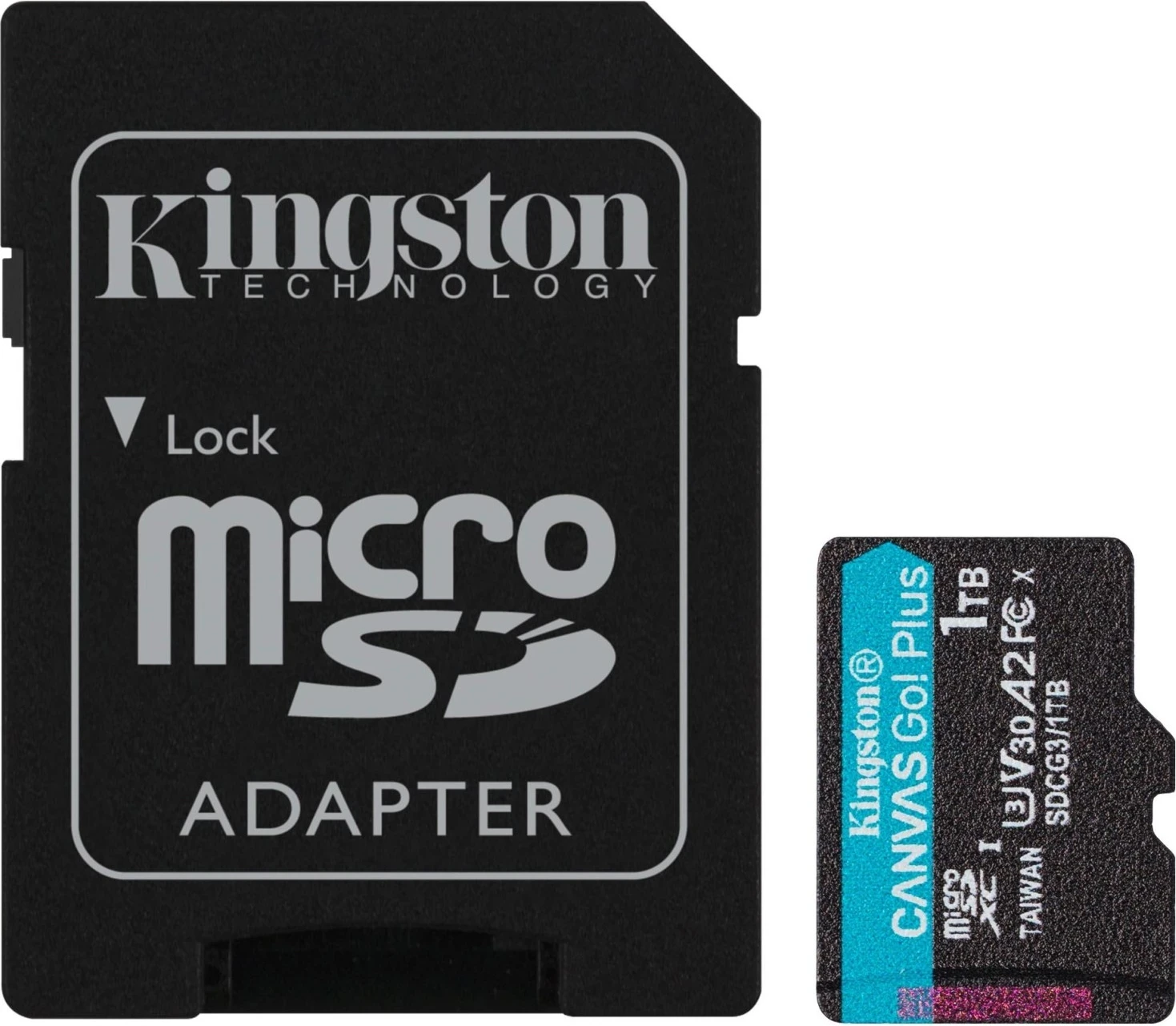 Kartelë memorje Kingston Canvas Go Plus microSDXC, 1TB, me adapter