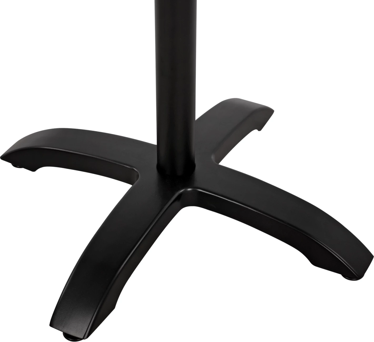 Bazë alumini FH460.01, e zezë mat, 66x66x73cm me kryq 48x48cm