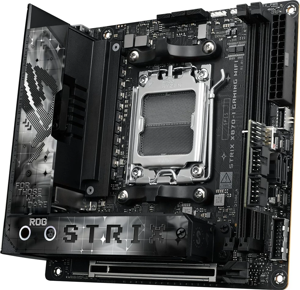 Pllakë amë ASUS ROG STRIX X870-I GAMING WIFI, Socket AM5, mini ITX, E zezë