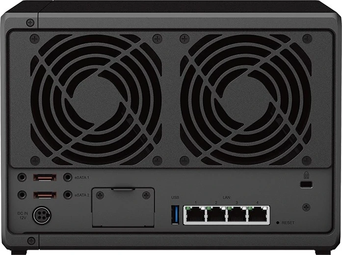 Server për ruajtje Synology DiskStation DS1522+, Ethernet LAN, i zi