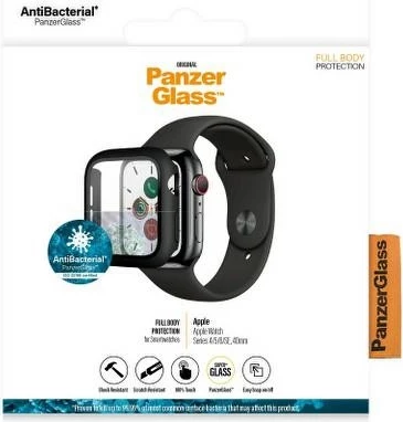 Mbështjellës PanzerGlass për Apple Watch 4/5/6/SE 40mm, i zi