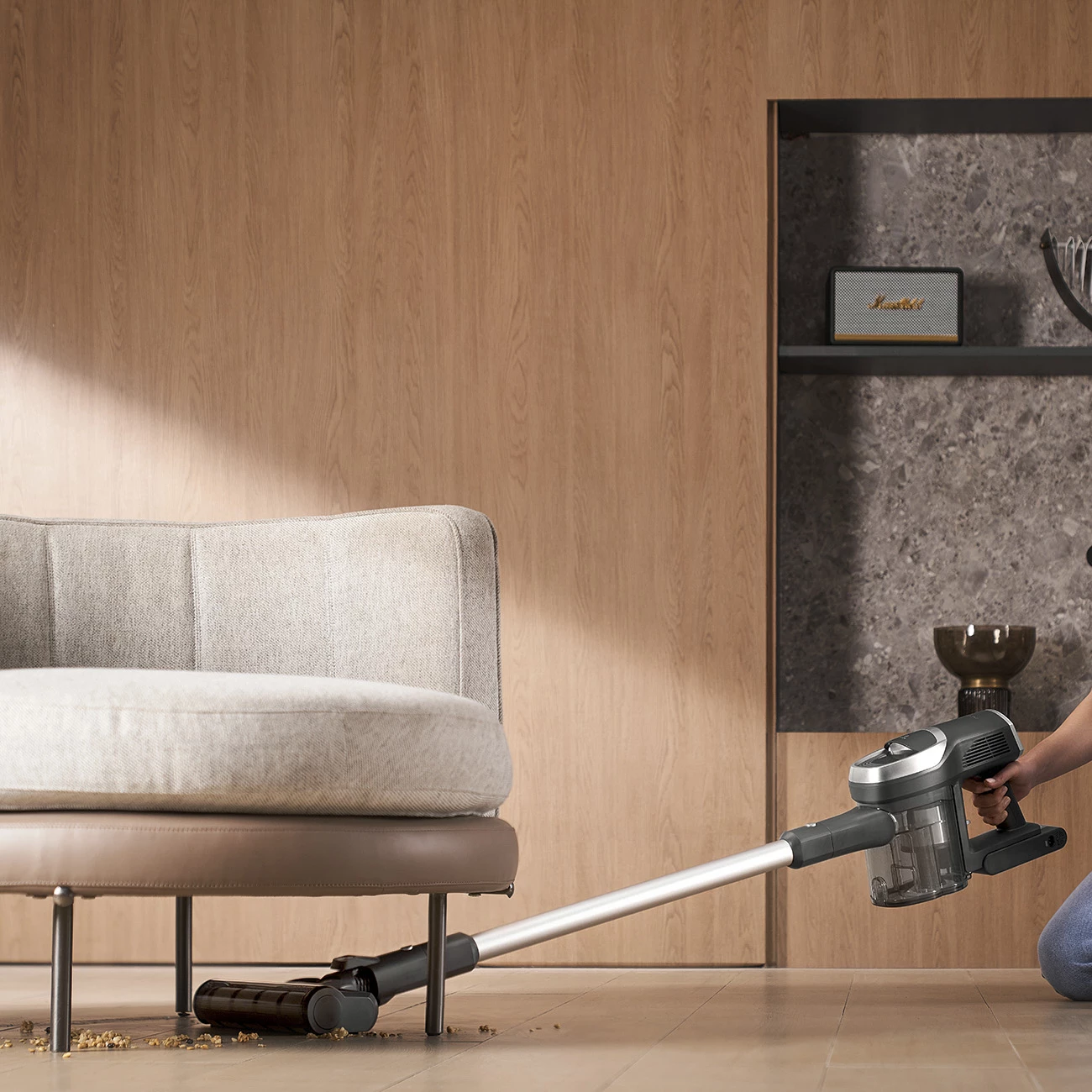 Fshesë me korrent pa kabllo JIMMY JV83 Pro, 500 W, 0.5L, me ekran LED, e zezë