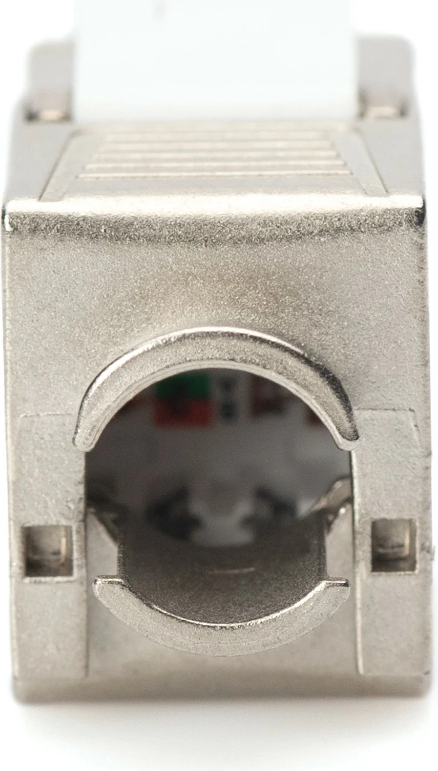 Keystone Jack Digitus Cat6a RJ45, i mbrojtur, metalik