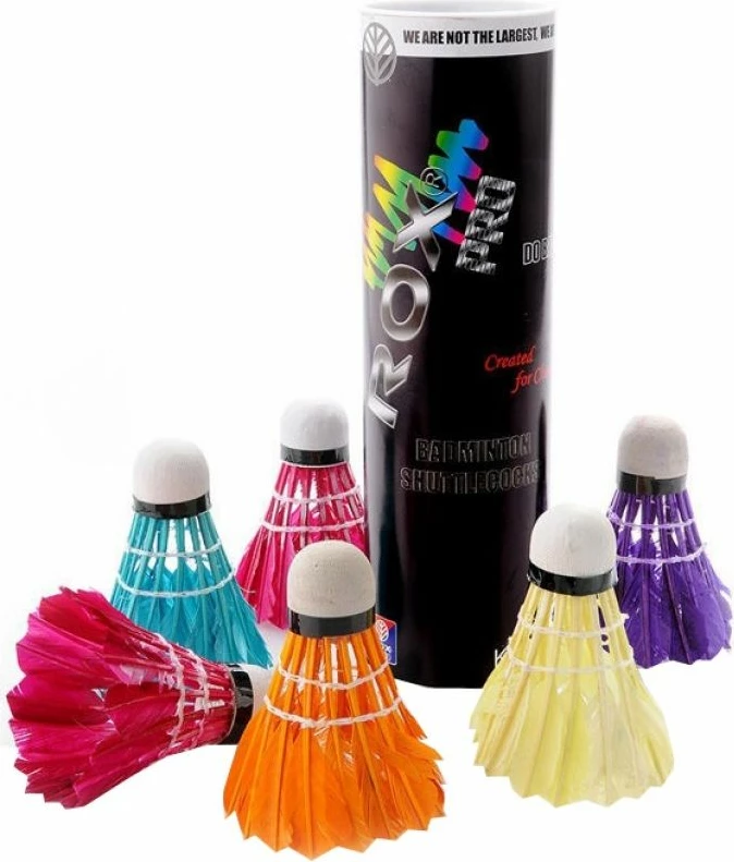 Shuttlecocks badminton Yakimasport Rox 20515, shumëngjyrëshe, 6 copë