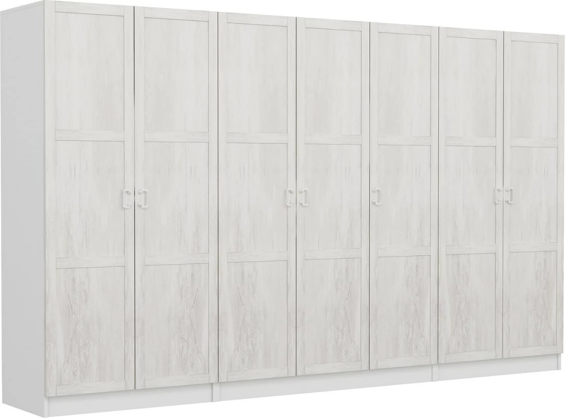 Dollap Skye Decor, ngjyrë e bardhë, Kale Country, 3835, 315x210x52cm