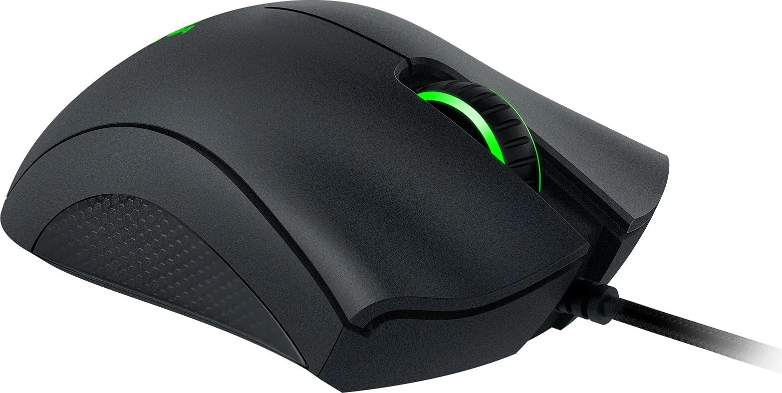Maus gaming Razer DeathAdder Essential 6400 DPI, 6 butona, USB me kabëll, RGB, i zi