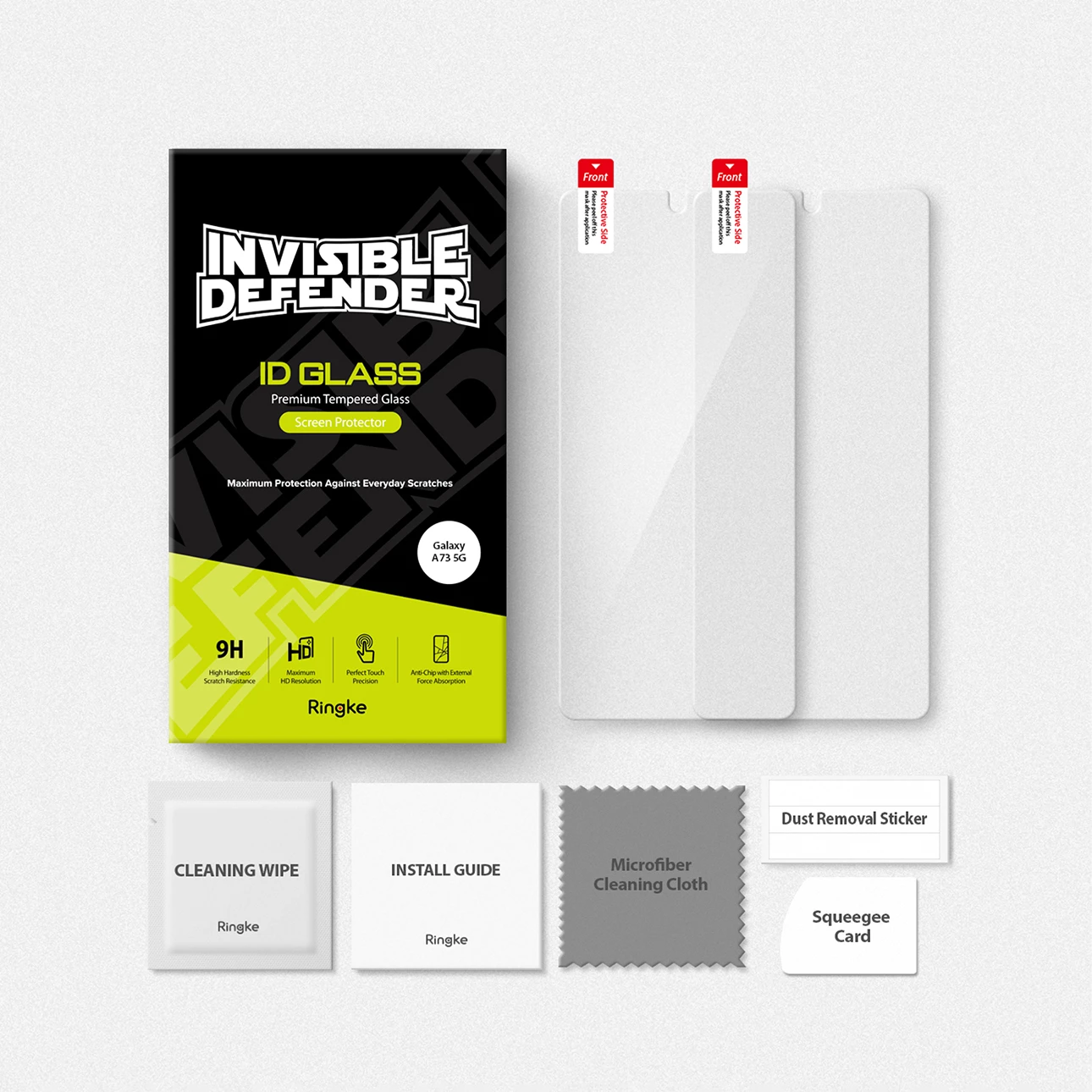 Mbrojtës ekrani tempered glass Ringke Invisible Defender ID Glass 2.5D 0.33mm për Samsung Galaxy A73 5G