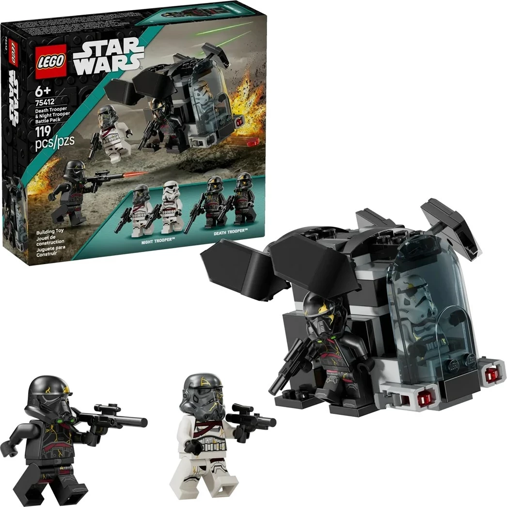 Set LEGO Star Wars 75412 Death Trooper dhe Night Trooper Battle Pack, 119 pjesë, 4 minifigura