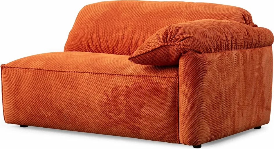Divan treshe Flamingo Lounge, portokalli, Atelier del Sofa