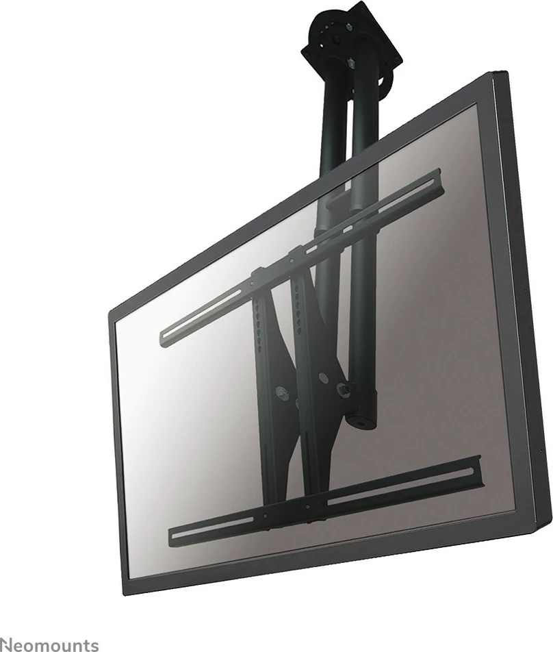 Mbajtëse tavani për TV/monitor Newstar PLASMA-C100BLACK, 37-75 inç, rregullim lartësie, e zezë