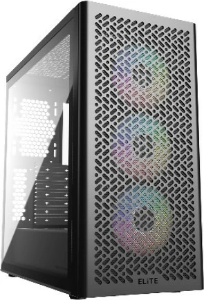 Kasë Cooler Master Elite 502, Midi Tower, E502-KGNN-S00, e zezë