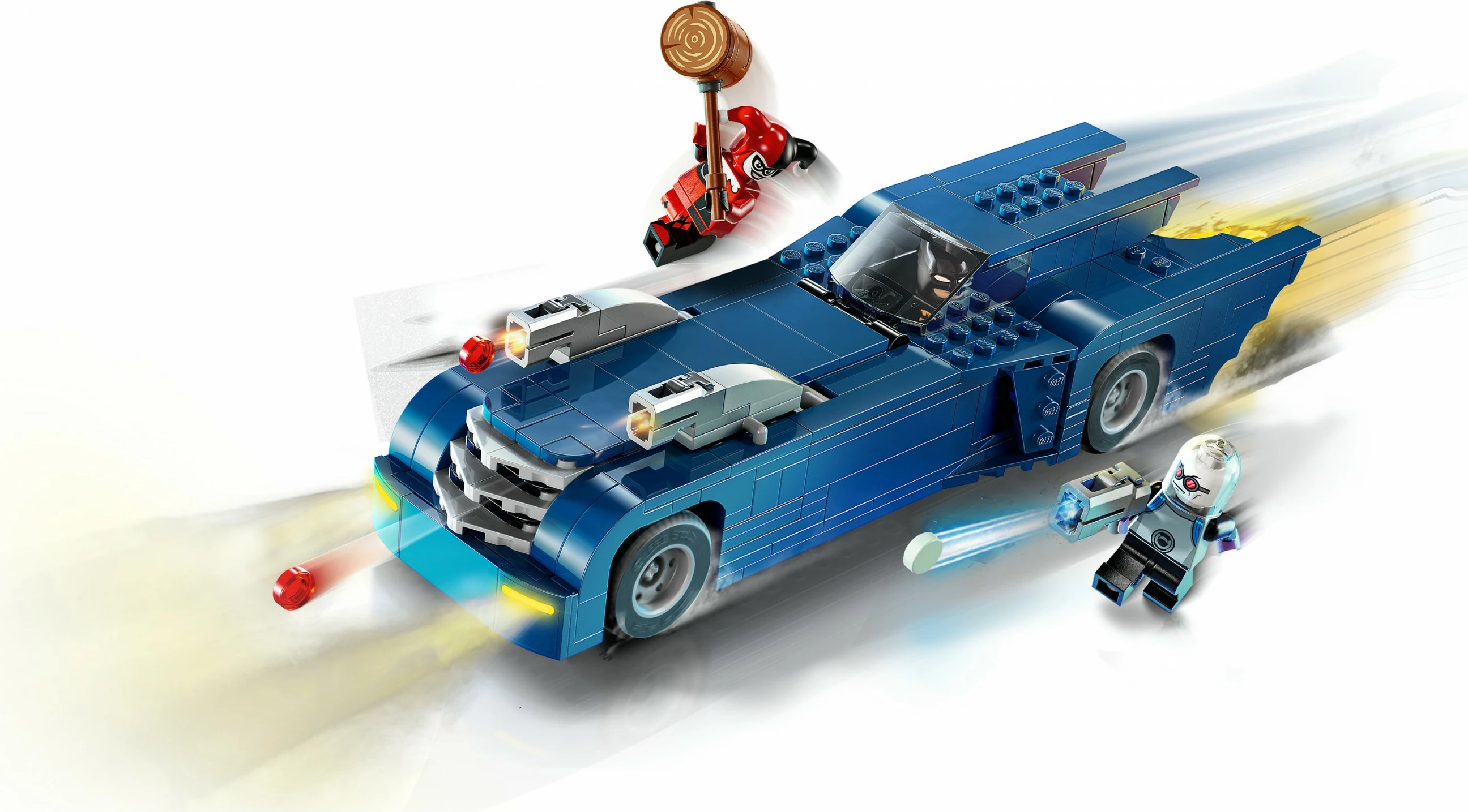 Set ndërtimi LEGO Batman me Batmobile, Harley Quinn dhe Mr. Freeze, 435 pjesë