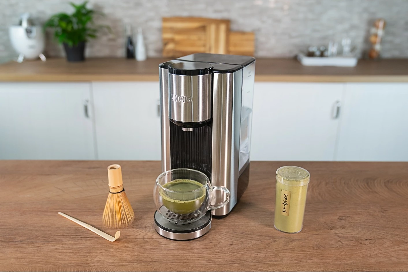 Ngrohës uji elektrik UNOLD 18615 Ava Express, 2200W, 6 temperatura, inox/zi