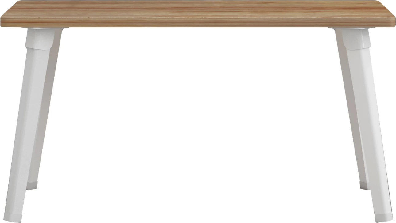 Tavolinë anësore/Tabaka krevati BRITTA FH8965.12 e palosshme, këmbë metali të bardha-melaminë natyrale 60x34x29H cm