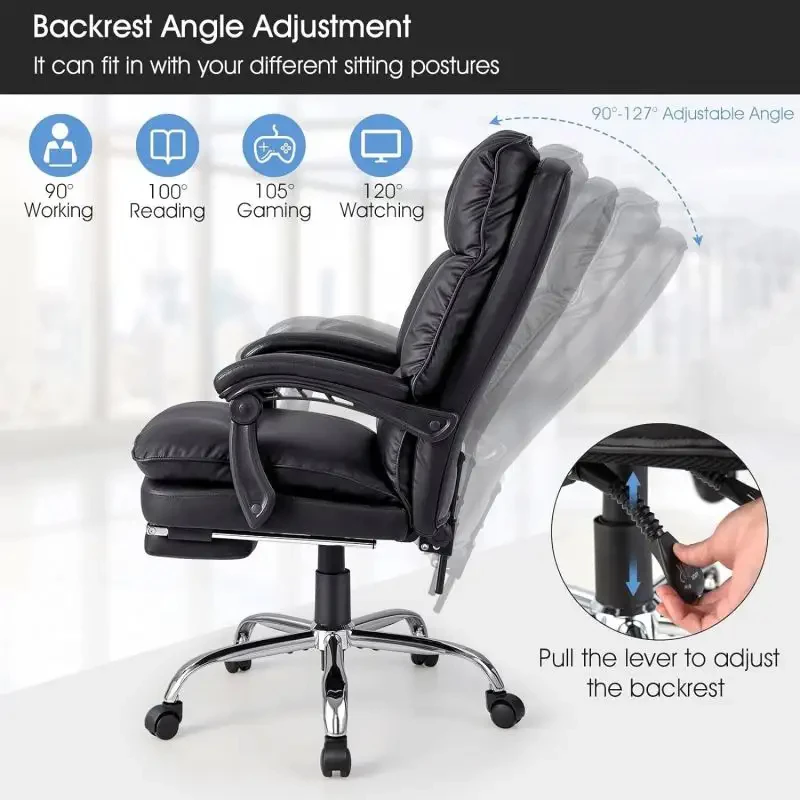 Karrige për zyre Dietina, e zezë