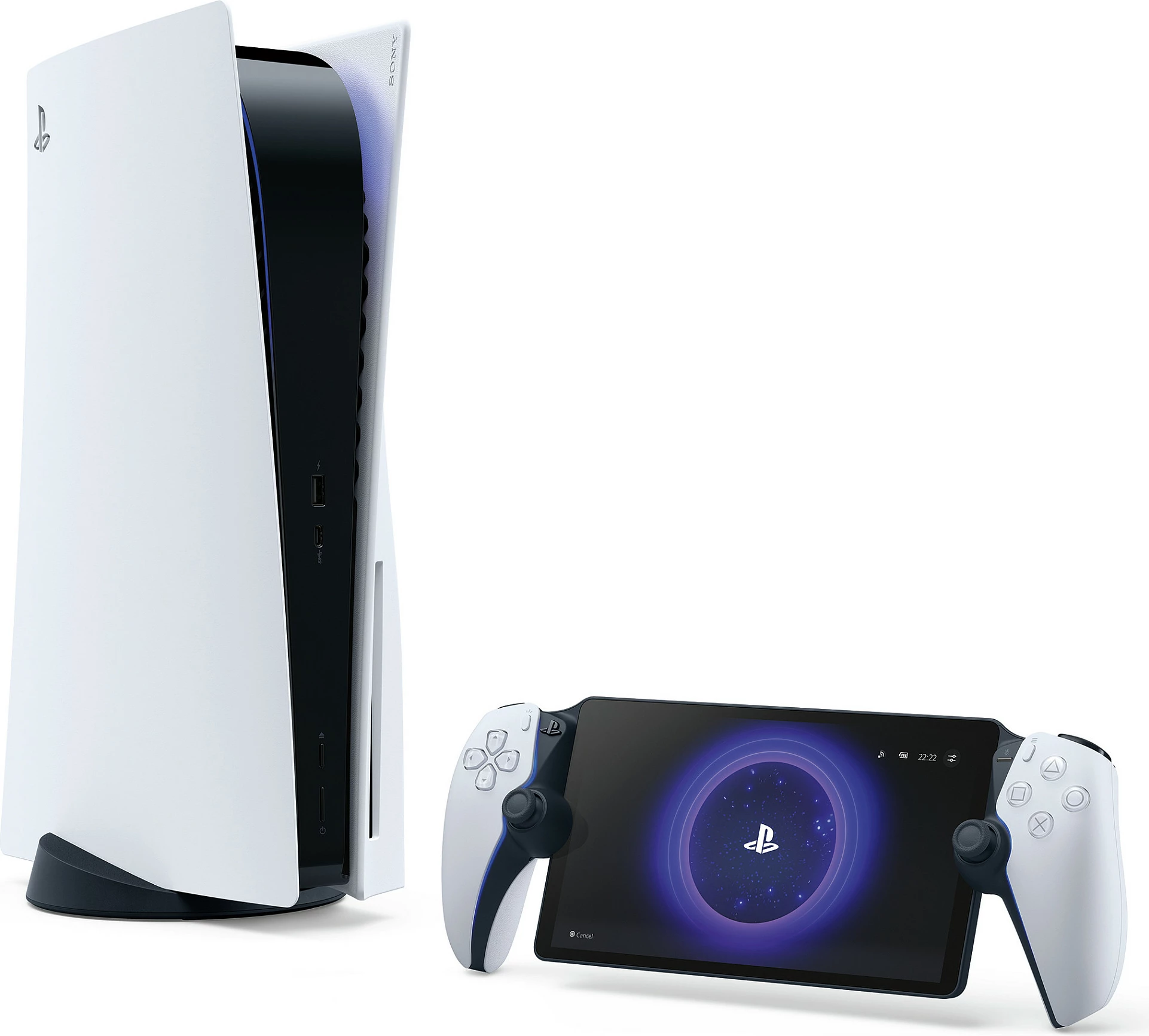 Remote player Sony PlayStation Portal, për PlayStation 5, ekran 8", Wi‑Fi, i bardhë