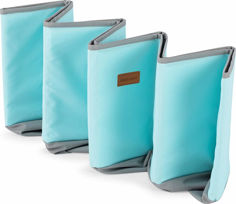 Pishinë topash palosëse me topa, ngjyrë mint, 90 copë