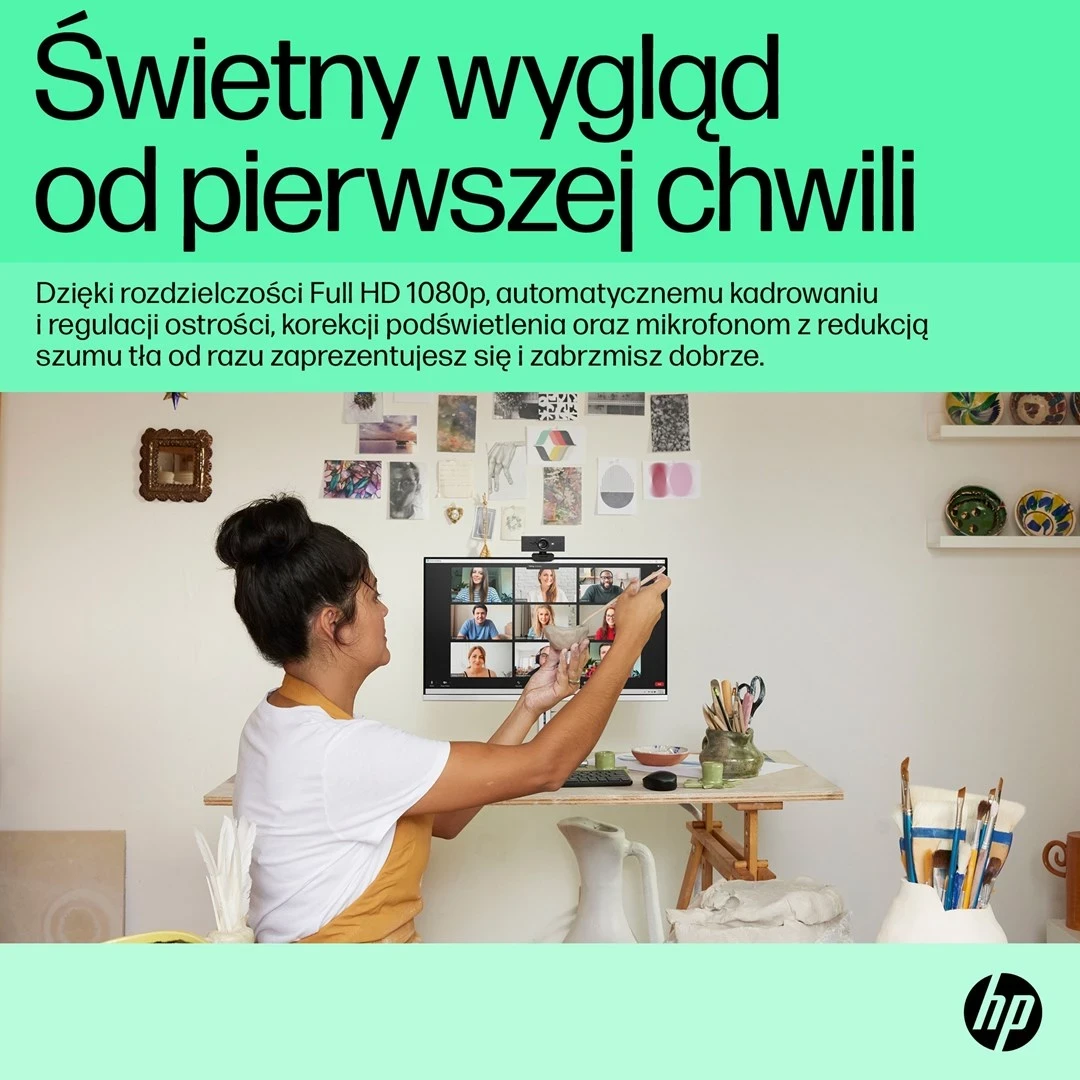 Ueb kamerë HP 620, FHD,1080p, e zezë 