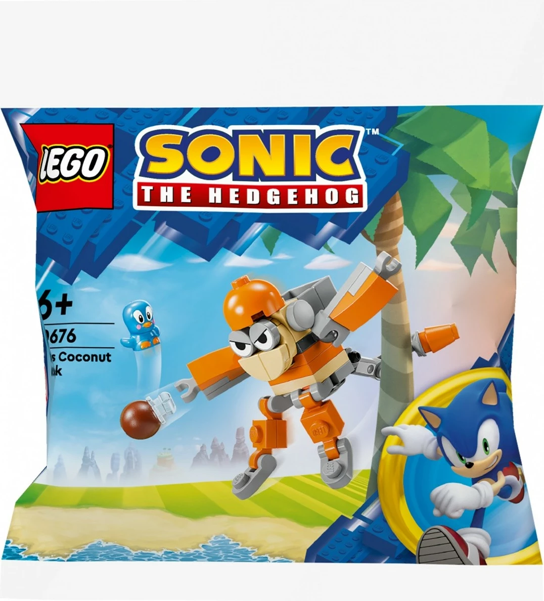 Set lodrash LEGO Sonic the Hedgehog 30676 Kiki and Coconut Attack, 42 pjesë