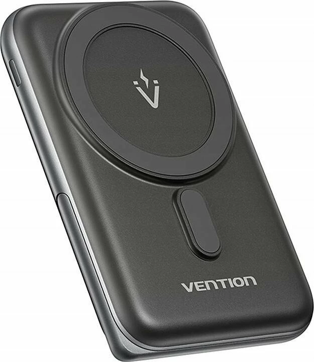 Powerbank Vention FHNB0 10000mAh 20W me karikim magnetik pa kabllo, i zi