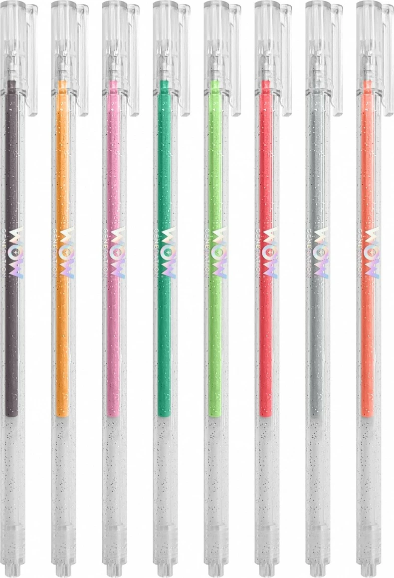 Set kreativ fletore Kids Euroswan WOW00143 me 8 stilolapsa ngjyra metalike