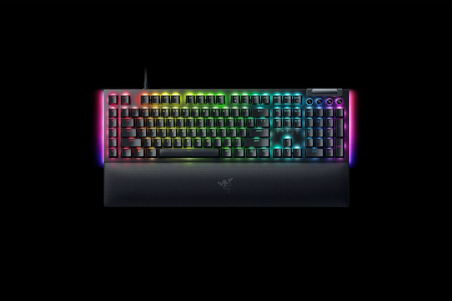Tastierë mekanike Razer BlackWidow V4, Green Switch, RGB, full-size, QWERTY, e zezë