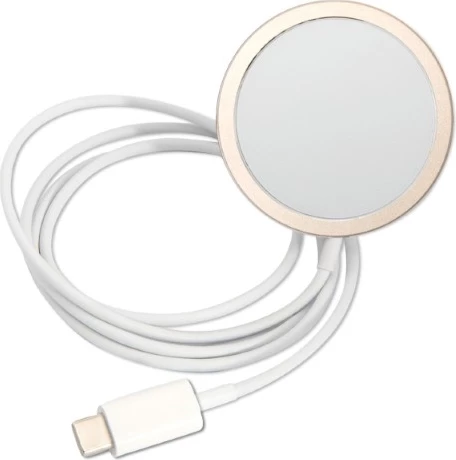 Set mbështjellës Guess GUBPP14SH4EACSW me karikues wireless për iPhone 14 6.1", kafe, MagSafe