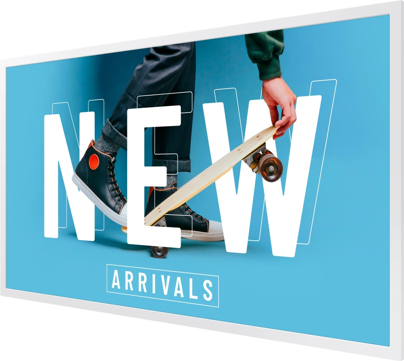 Ekran dixhital Samsung Smart Signage EM32DX, 32 inç, Quad HD, 8GB, Wi-Fi, Bluetooth, gri/bardhë