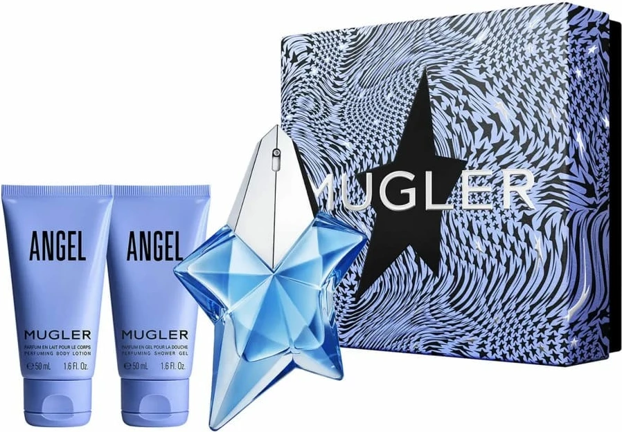 Set Eau de Parfum për femra Thierry Mugler Angel, 25ml + 50ml + 50ml