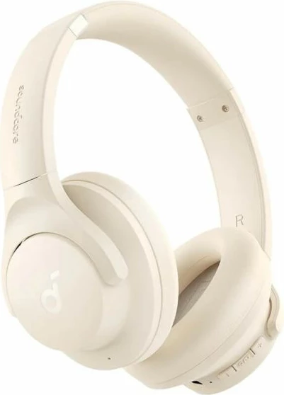 Kufje over-ear Bluetooth Anker Soundcore Q20i A3004G21, ANC, Hi-Res, 60/40 orë, USB-C, të bardha