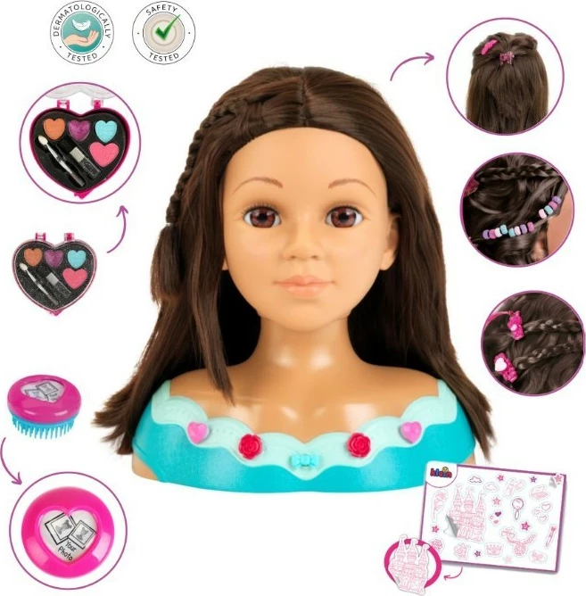 Kokë stilimi dhe grimi Klein Mia, 41 pjesë, për vajza