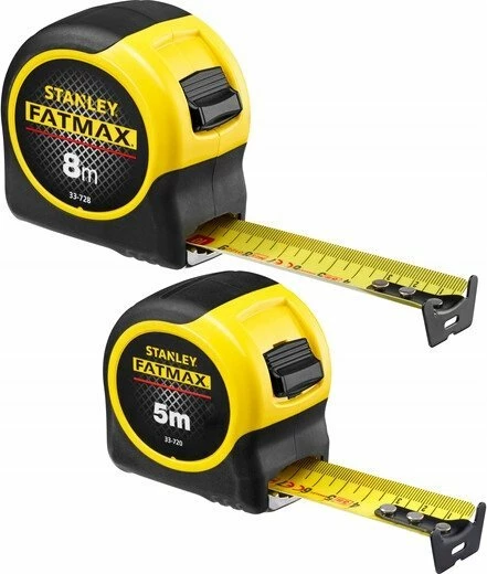 Metër shirit Stanley FatMax FMHT31725-0 Blade Armor 5 m + 8 m, set 2 copë, zi/verdhë