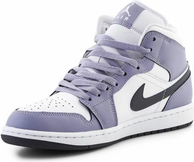 Atlete Nike Air Jordan 1 MID unisex, të bardha