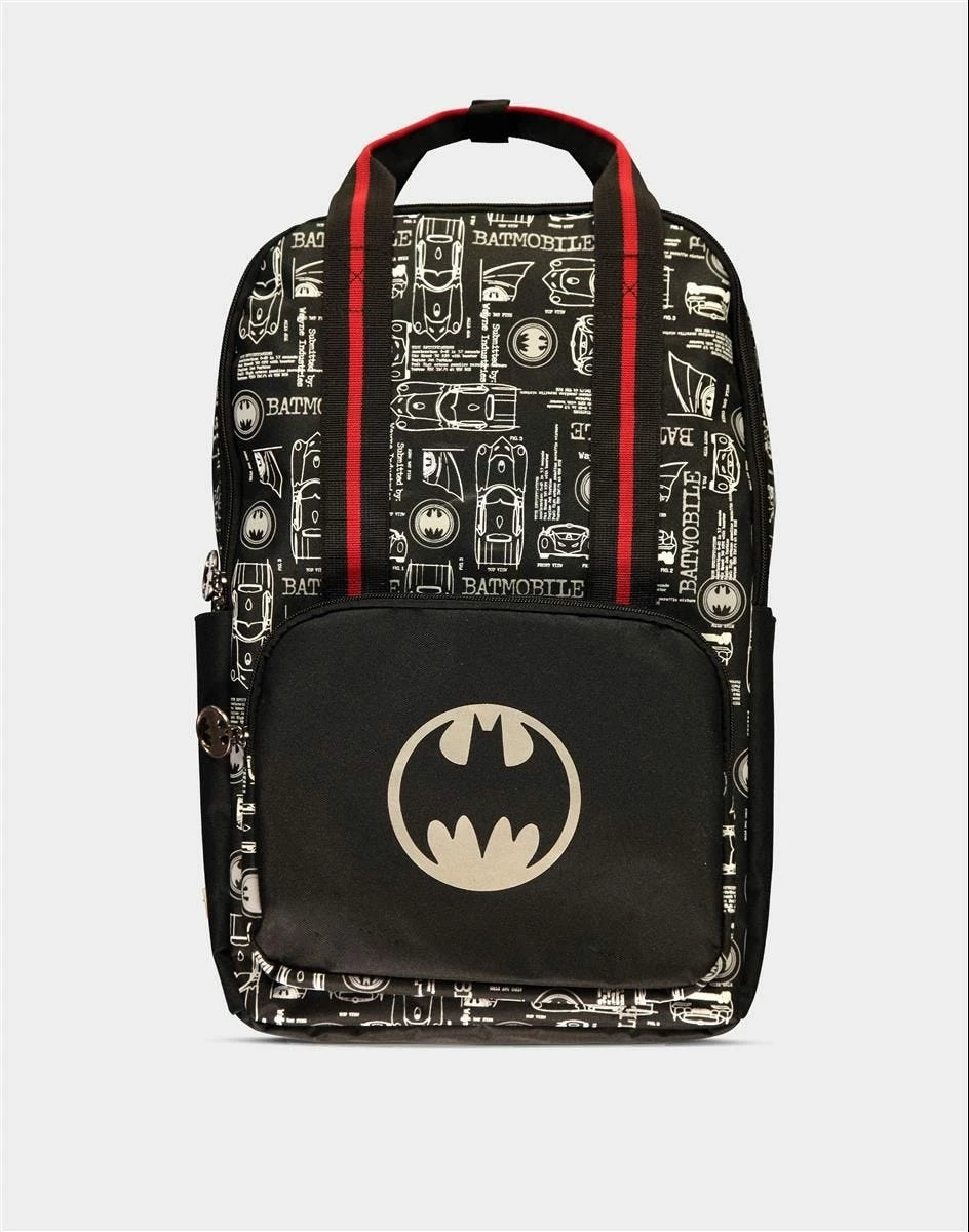 Çantë shpine Difuzed Batman AOP, për laptop deri 17 inç, e zezë