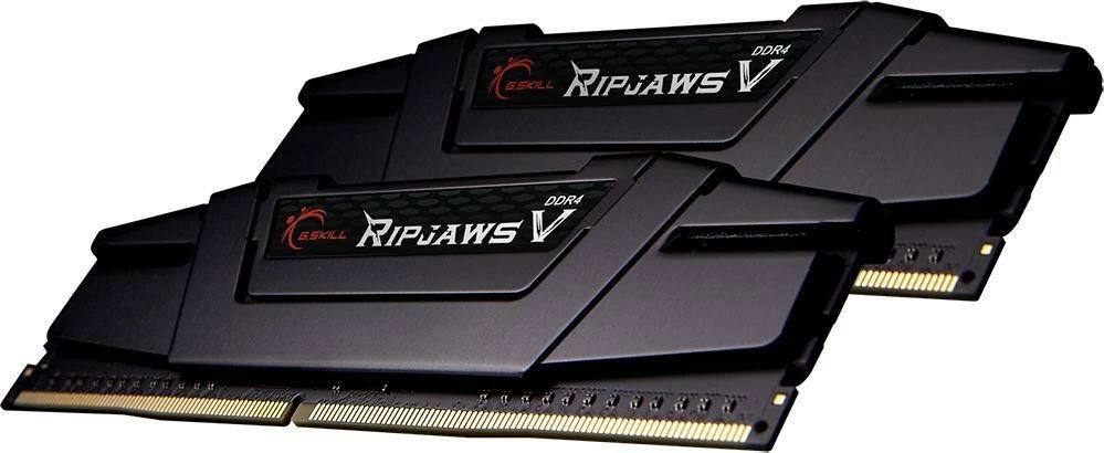 RAM Memorje G.Skill Ripjaws V F4-3200C16D-16GVKB 16GB (2x8GB) DDR4 3200MHz CL16, zi, set 2 copë