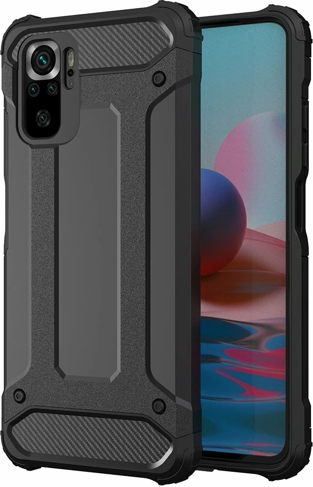 Mbështjellës Hurtel Hybrid Armor për Xiaomi Redmi Note 11 Pro+ 5G / 11 Pro 5G / Mi 11i HyperCharge / Poco X4 NFC 5G, zi