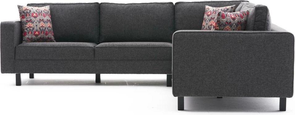 Këndare Atelier del Sofa, pëlhurë Kale, ngjyrë antracit