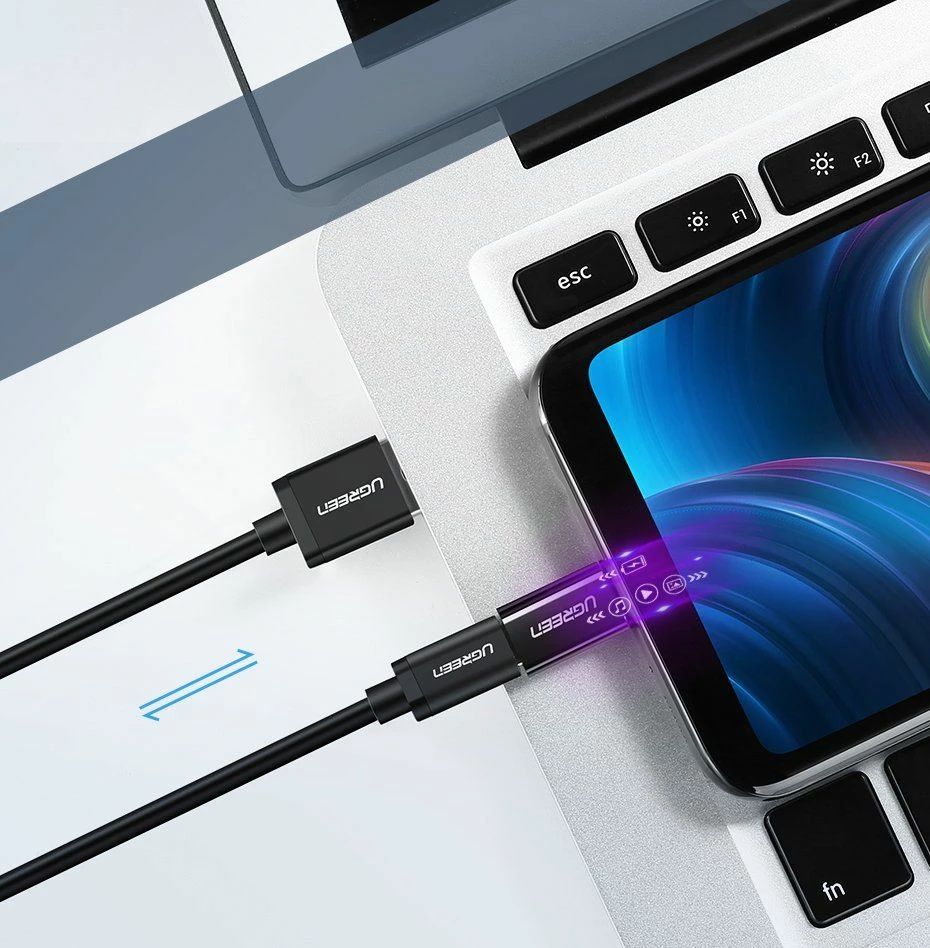 Adapter USB-C–MicroUSB Ugreen USB 3.0, i zi