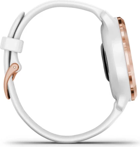 Smartwatch Garmin Venu® 2S Rose Gold Bezel / White Case & Silicone Strap, 40 mm