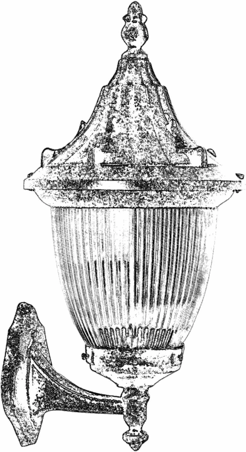Llambë muri për jashtë, Opviq, BAP-68186-BKR-M3, ngjyrë kafe