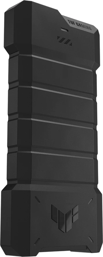 Kasë eksternale për SSD ASUS TUF Gaming A2 M.2 NVMe/SATA, USB-C 3.2 Gen 2x2, IP68/MIL-STD-810H, e zezë
