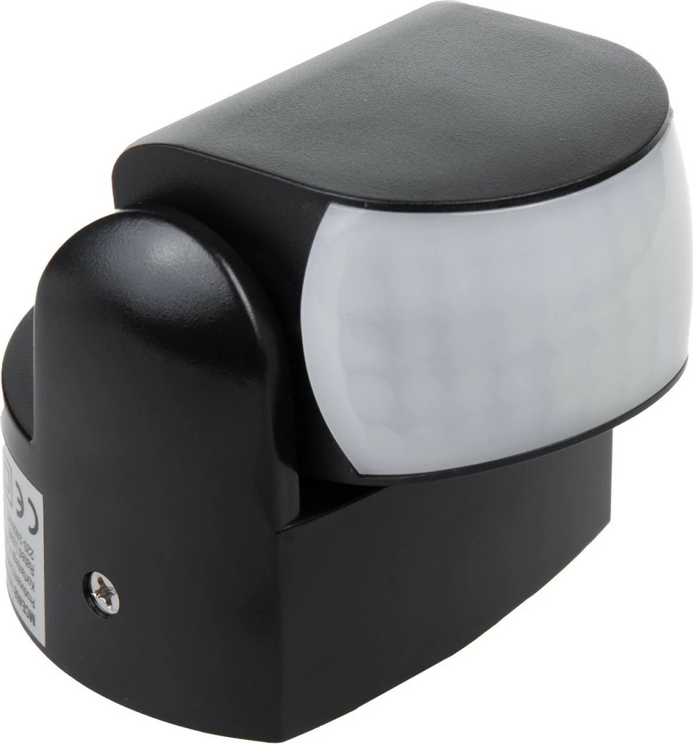 Sensor lëvizjeje PIR, Maclean, MCE468B, IP65 12 m 220-240V 600/1200W, e zezë