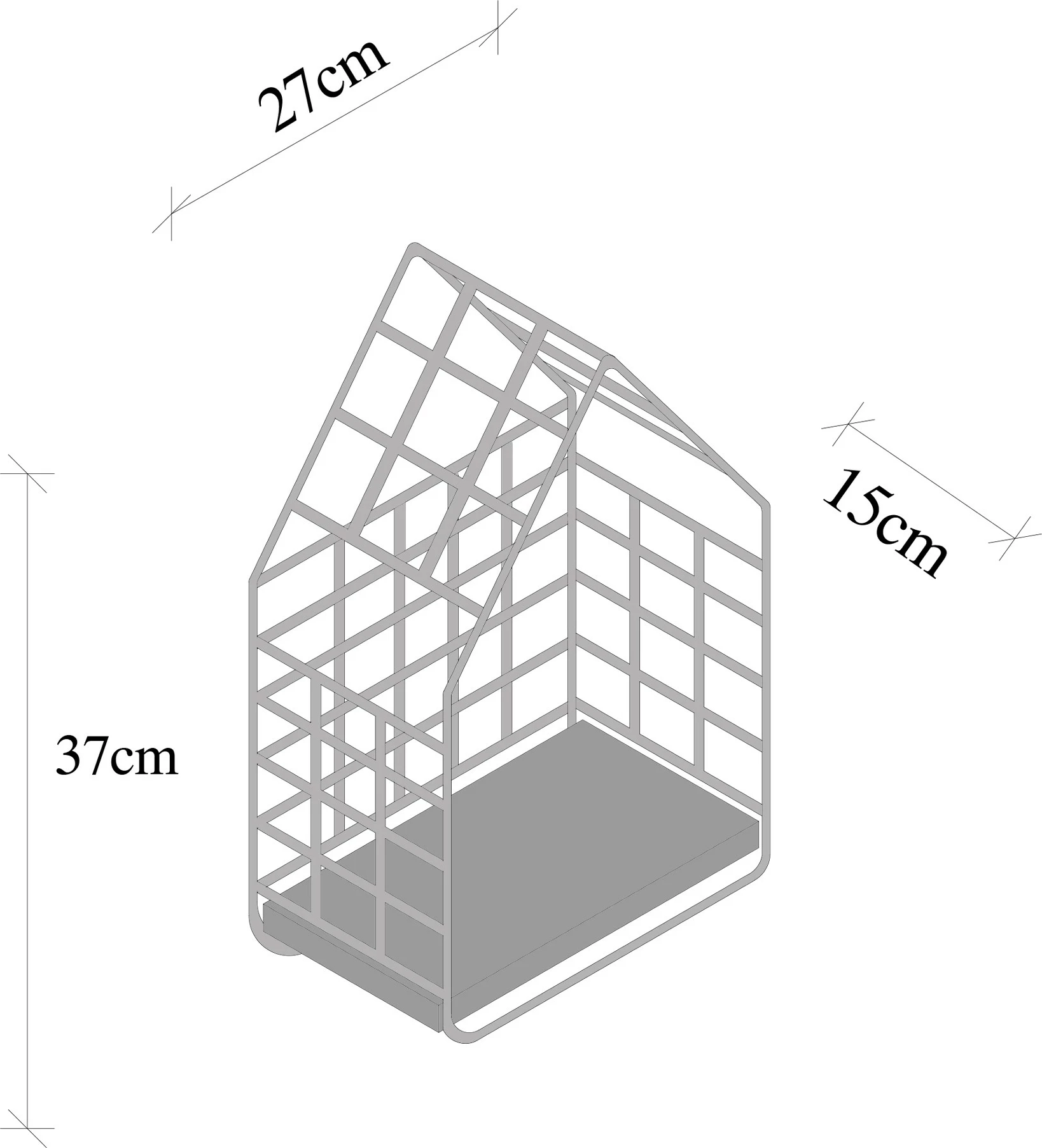 Raft muri Hanah Home, Ranunculus, ngjyrë e zezë dhe arre e errët