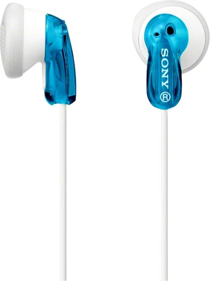 Kufje SONY MDR-E9LPL, in-ear, me tela, 3.5mm, kaltër/bardhë