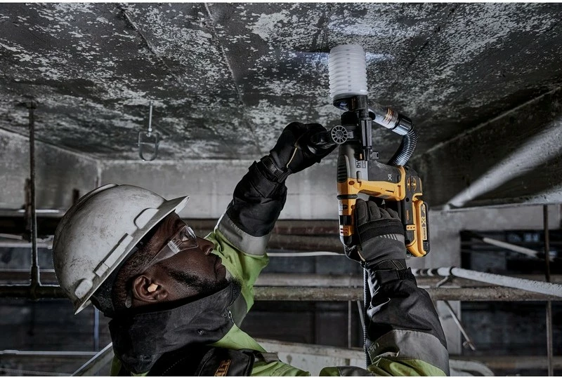 Pistol grip drill DeWALT DCH172NT-XJ, brushless, SDS Plus, 18V, 1.8kg, e verdhë