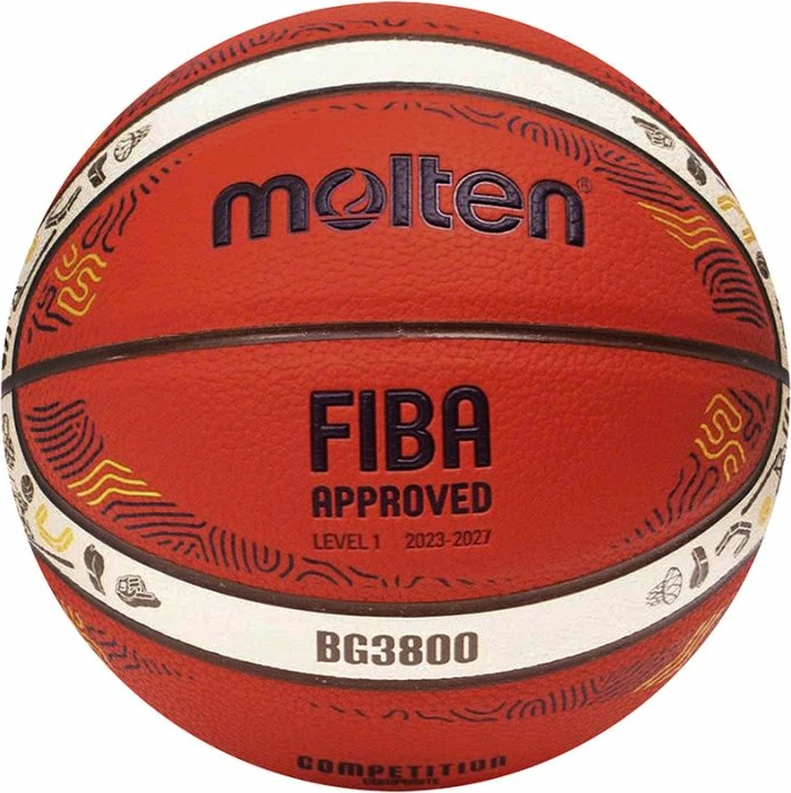 Top basketbolli Molten, portokalli